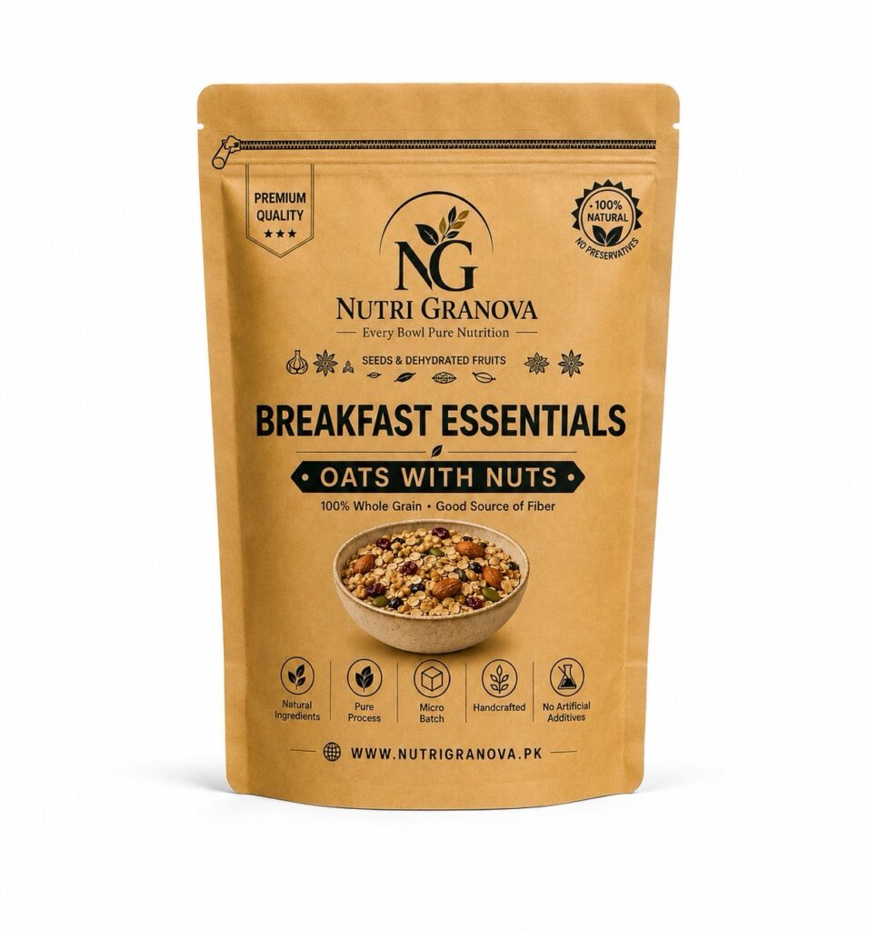 Breakfast Essentials Oats With Nuts